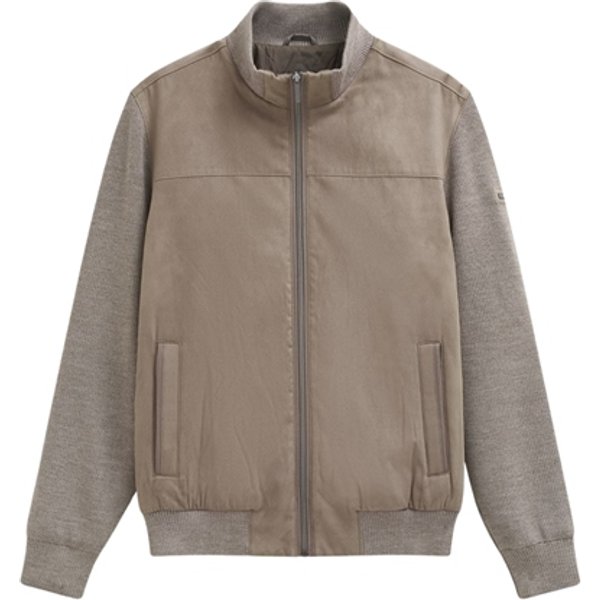 Bugatti Mens Full Zip Hybrid Jacket - Beige - XL