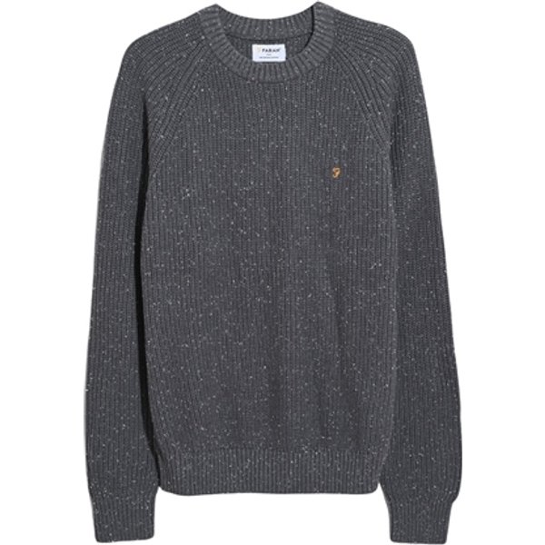 Farah Sage Nepped Sweater - Grey - L