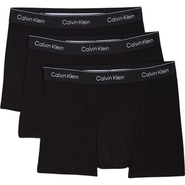 Calvin Klein 3 Pack Relaxed Dart Trunks - Black - S