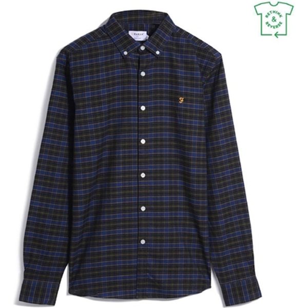 Farah Fraser Check Shirt - Evergreen - XL