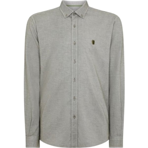 Remus Uomo Parker Tapered Fit Cotton Shirt - Green - S
