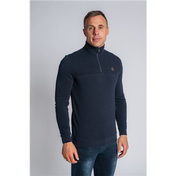Xv Kings Narbonne Wolf 1/4 Zip Sweatshirt - Navy - L