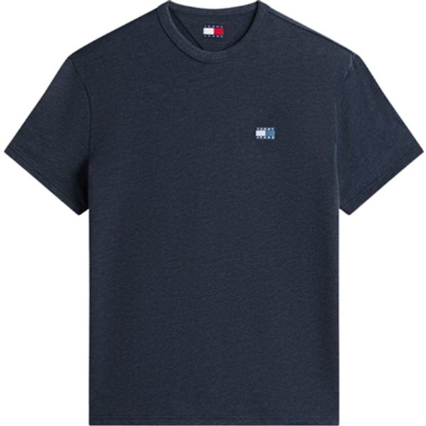 Tommy Jeans Tonal Tommy Badge Crew Neck T-Shirt - DK Navy - S
