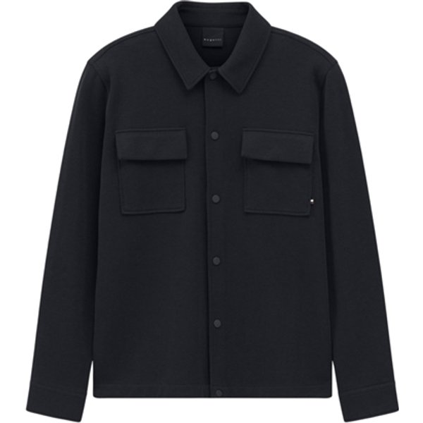 Bugatti Mens Knitted Shacket - Navy - M