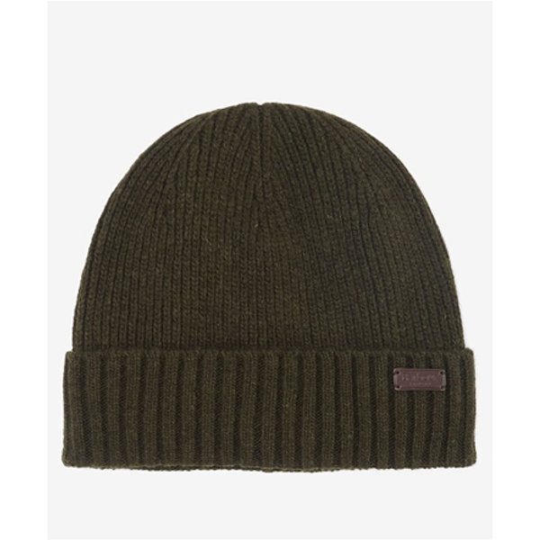 Barbour Carlton Beanie Hat - Dark Green - One