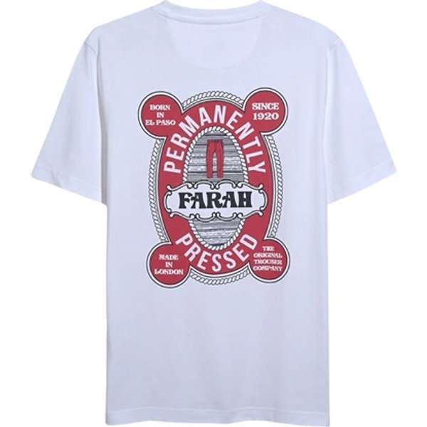 Farah Hawthorne Graphic T-Shirt - White - XL