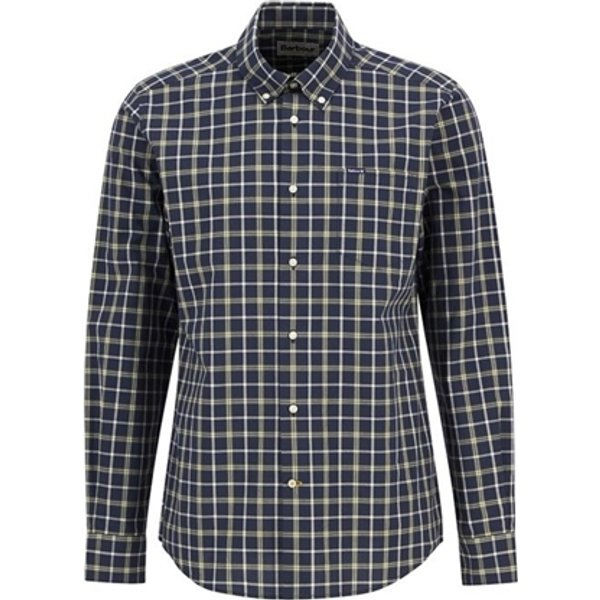 Barbour Bramham Checked Tailored Shirt - Navy - L