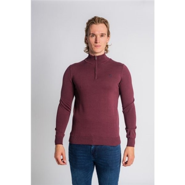 Xv Kings Perpignan Half Zip Jumper - Plumned Wine - XL