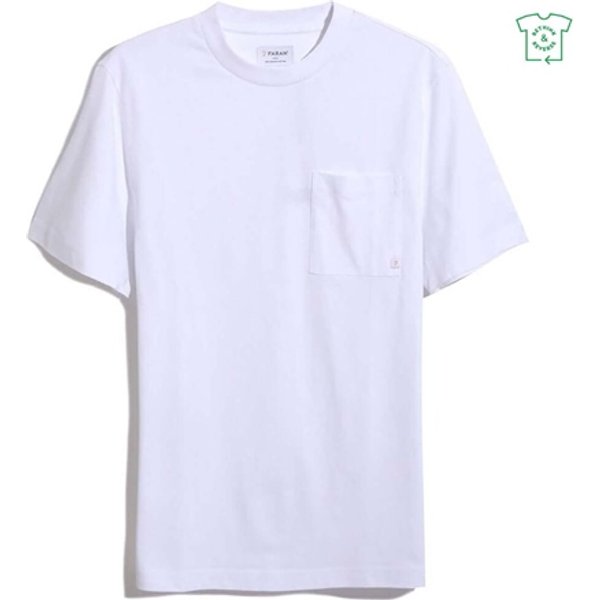 Farah Stacy Pocket T-Shirt - White - S
