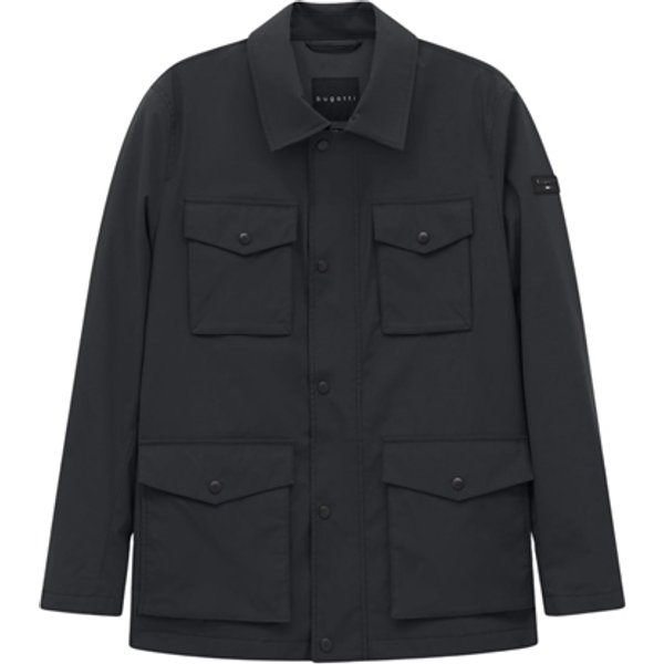 Bugatti Mens Jacket with Stand-up Collar - Navy - 40R