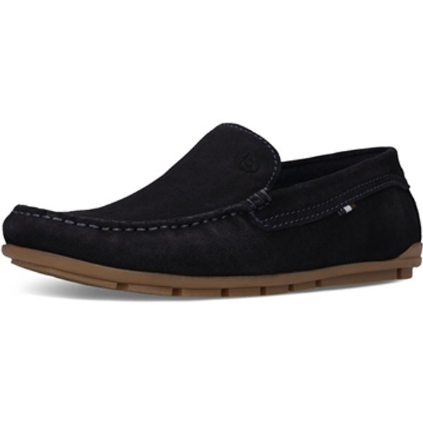 Bugatti Tao Slip On Mocassin Shoes - Navy - 46
