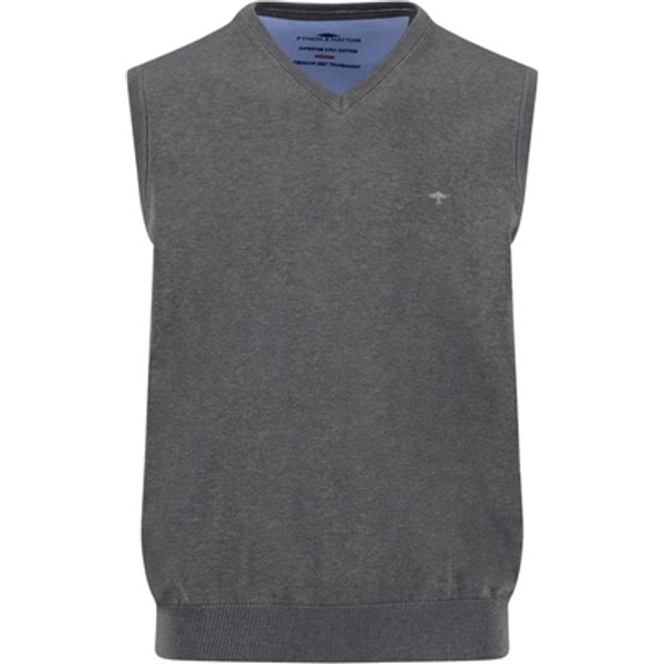 Fynch Hatton Slipover Superfine Sweater - Grey - L