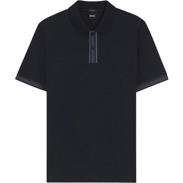 Boss H-Parlay Cotton Polo Shirt - Navy - M