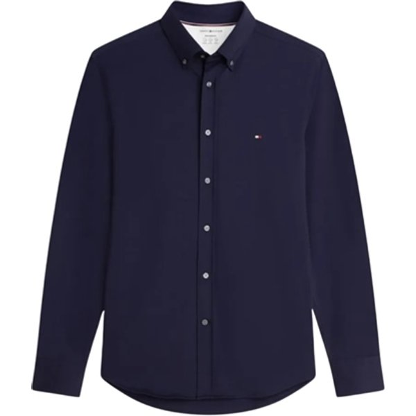 Tommy Hilfiger Performance Slim Fit Shirt - Navy - XL