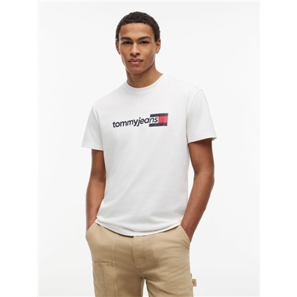 Tommy Jeans Reg Entry Dna T-shirt - Beige - S