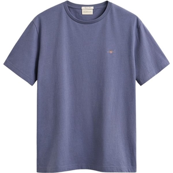 Gant Regular Shield T-Shirt - Faded Blue - S