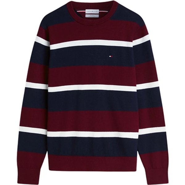Tommy Hilfiger Striped Pima Cotton Cashmere Blend Sweater - Multi - XL