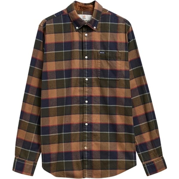 Barbour Valley Tailored Checked Shirt - Green - XL