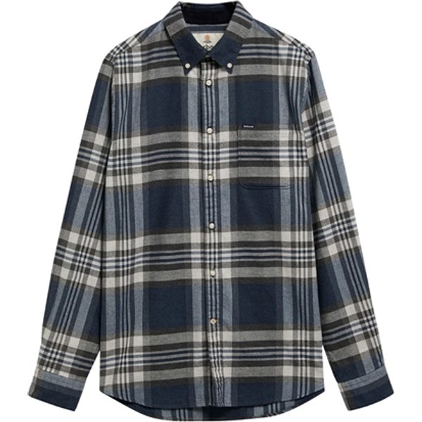 Barbour Dovedale Tailored Checked Shirt - Grey - M