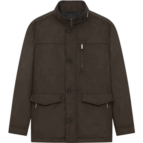 Bugatti Suede Water-Repellent Jacket - Brown - 44R