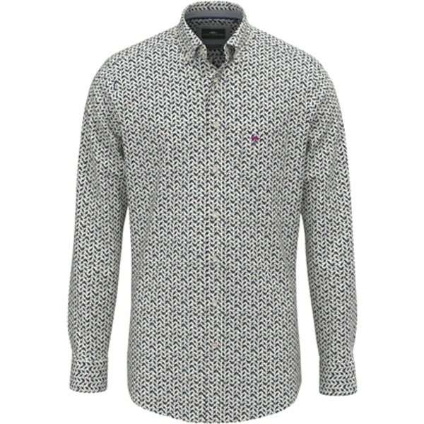 Fynch Hatton Graphic Print B.D. Shirt - Teal - L