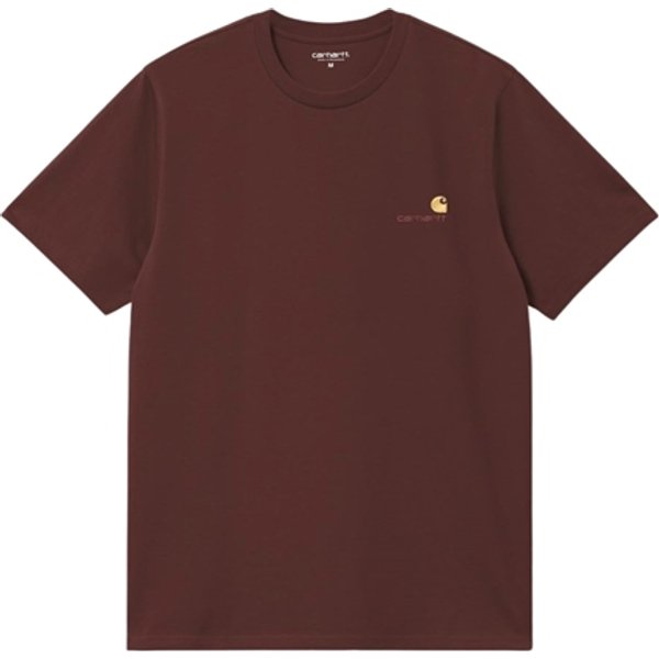 Carhartt S/S American Script T-Shirt - Wine - L