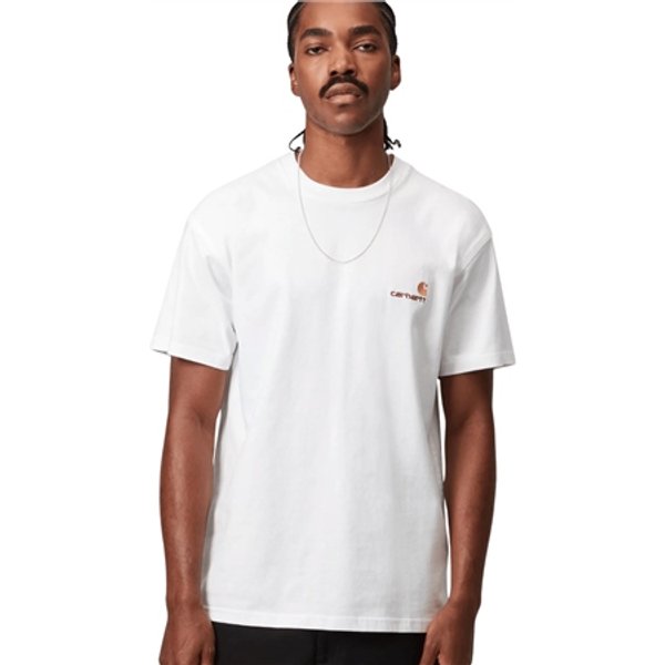 Carhartt S/S American Script T-Shirt - White - L