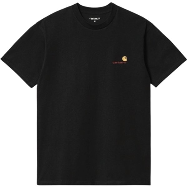 Carhartt S/S American Script T-Shirt - Black - XL