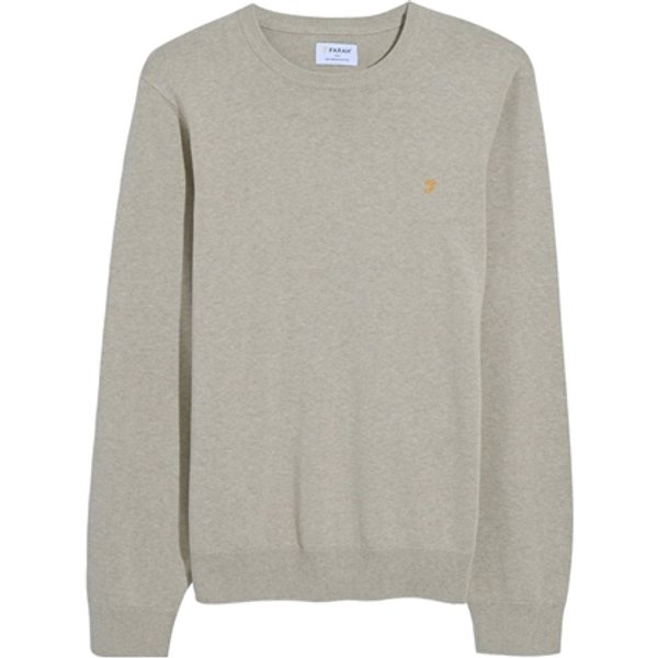 Farah Mullen Cotton Sweater - Cream - XL
