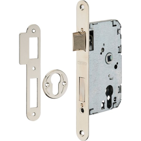 Cerradura de embutir 50x47 mm níquel