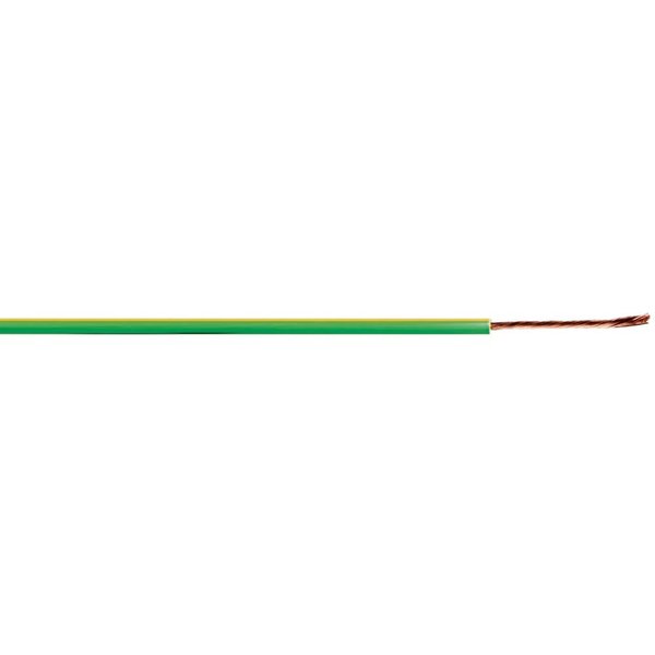 Cable h07z1-k 1x1,5mm amarillo-verde rollo 100m