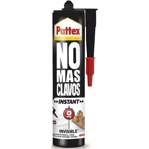 Adhesivo de montaje no mas clavos invisible pattex 310 g