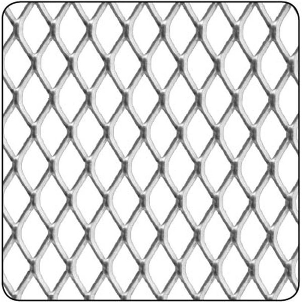 Chapa aluminio "malla mediana" 10 x 5,5 mm