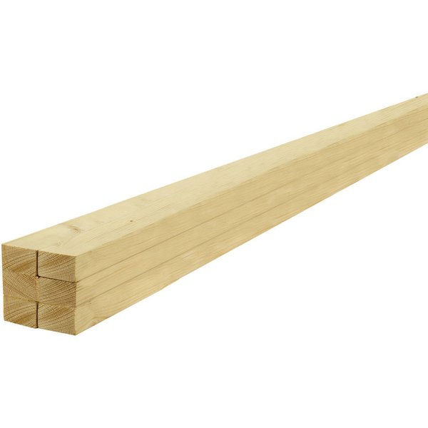 Pack de 6 listones de madera de abeto 200x2,50 cm