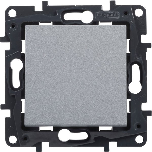 Pulsador aluminio legrand