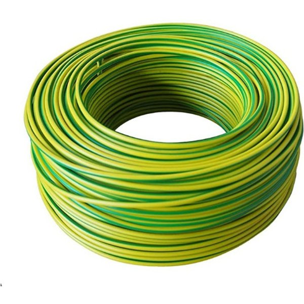 Cable h07v-k 1x2,5mm amarillo-verde rollo 200m