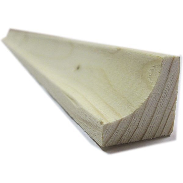 Rinconera madera natural 300 x 2,3 x 2,3 cm