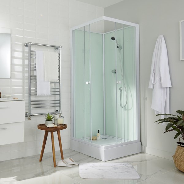 Cabina de ducha cuadrada arkell 80x80 cm