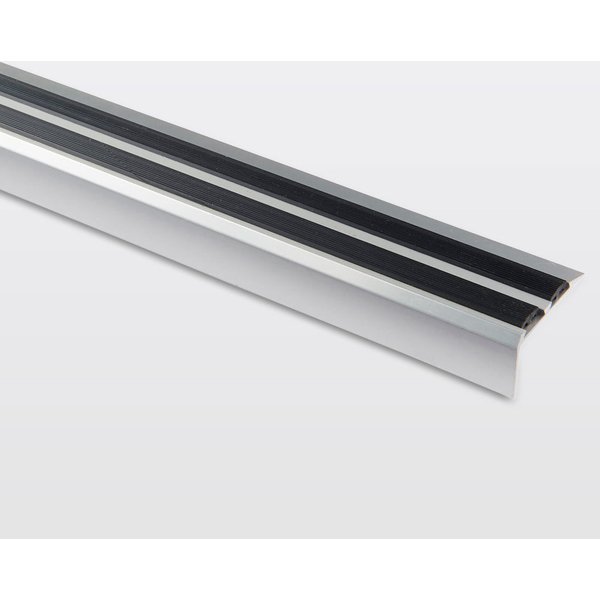 Perfil para escalón aluminio cromo 900 mm