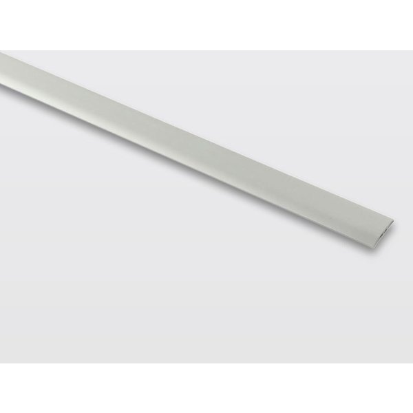 Perfil de unión plano aluminio 93 cm cromo mate