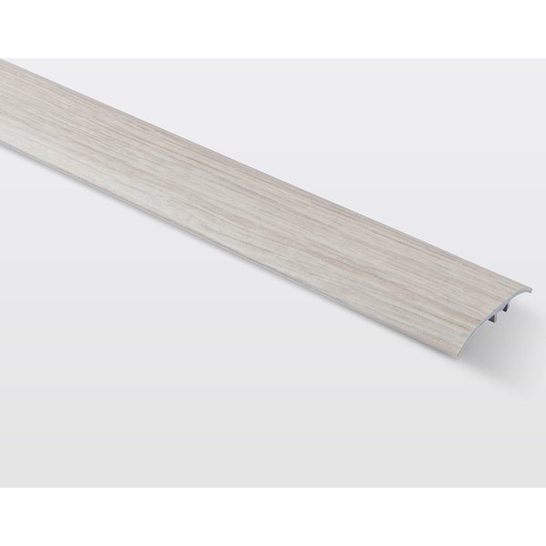 Perfil de unión plano aluminio "decor145" 93 x 3,7 cm madera