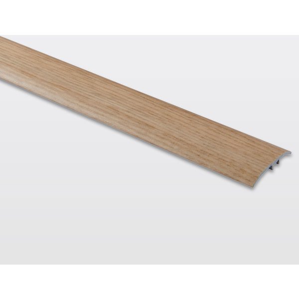 Perfil de unión plano aluminio 93x3,7 cm decor200 madera