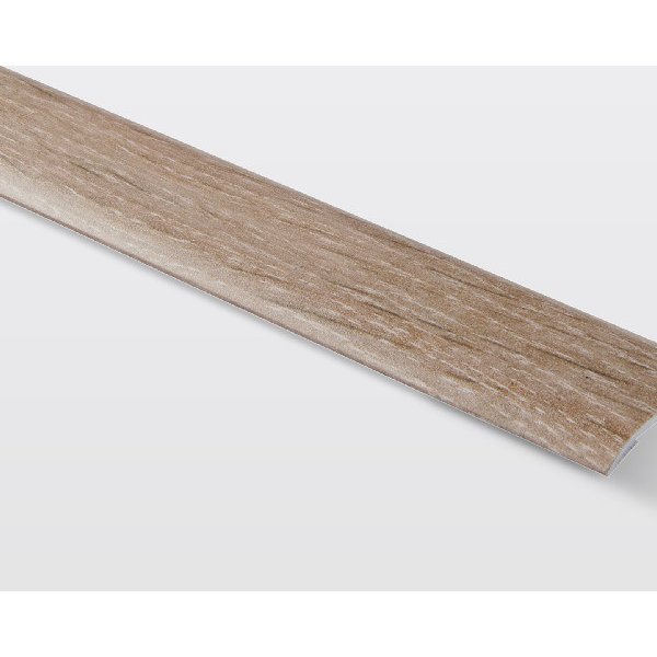 Perfil de unión plano aluminio "decor280" 180 x 3,7 cm madera