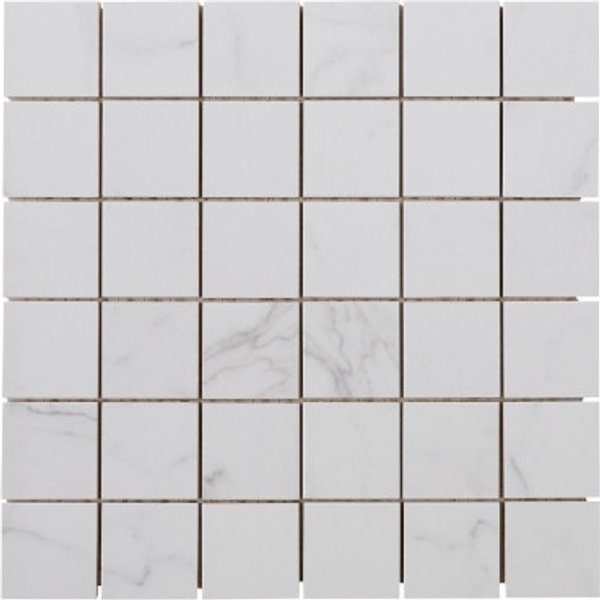 Malla cerámica elegance blanco brillante 30x30 cm
