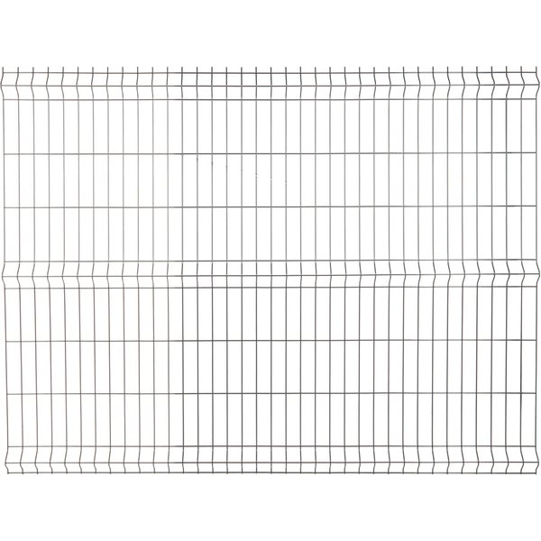 Panel de valla gris de 1,5x2m blooma