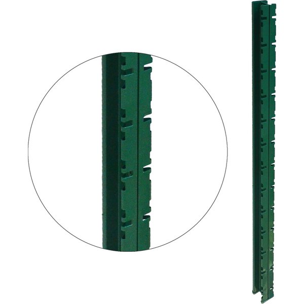 Poste para cerramiento verde 110 cm