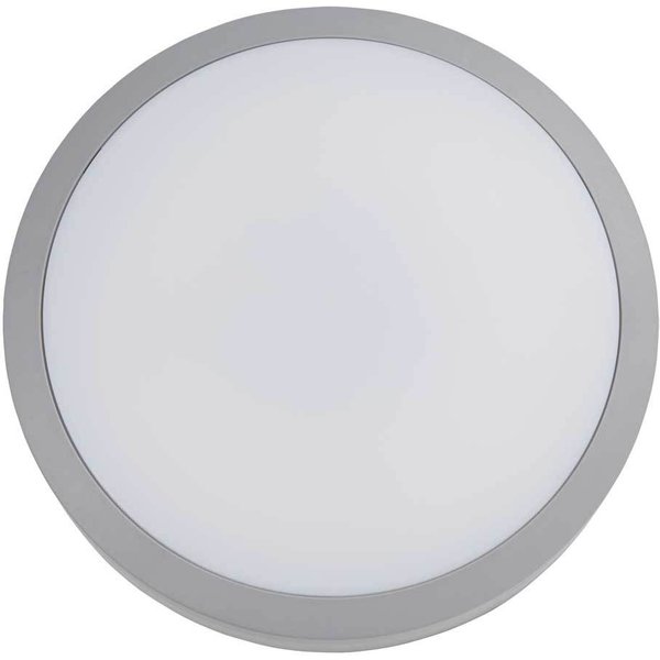 Aplique led estanco sanbo 20 w ip65 30 cm gris