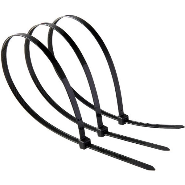 Bridas 9x550 mm diall negras 25 uds
