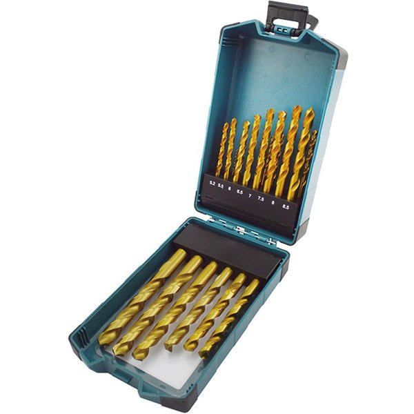 Juego 25 brocas hss titanio erbauer
