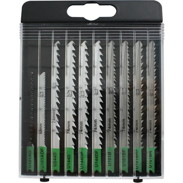 Set 10 hojas sierra de calar en u madera universal fit
